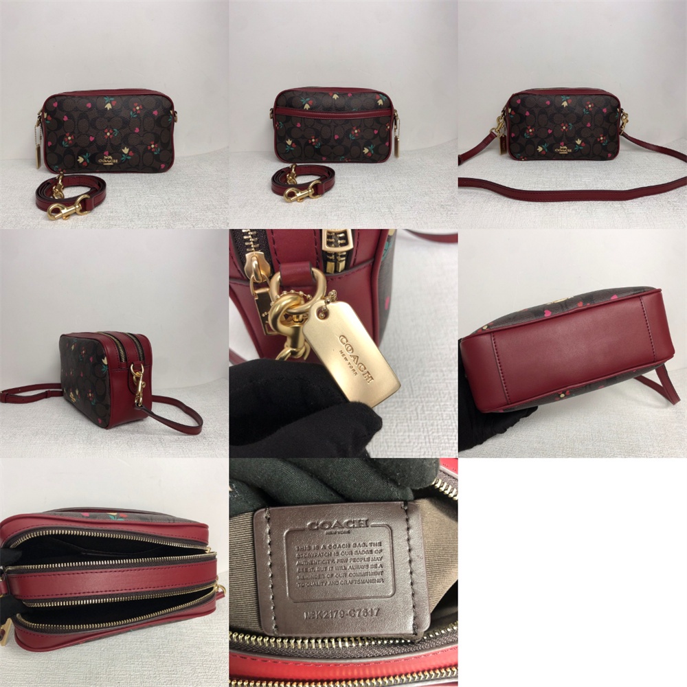 Coach 39856 68168 68167 91077 C1767 C3239 C2835 C7617 C2798 C2799 6519  C1308 JES Crossbody Women Men Sling Camera Bag