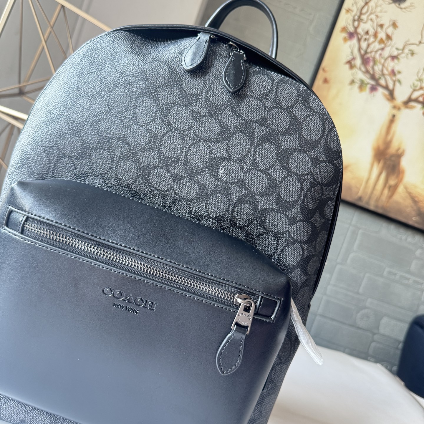 Men Handbag CV925 West Backpack In Signature Canvas