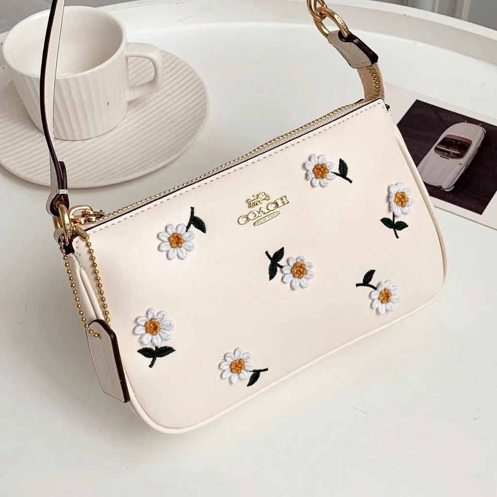 C3356 embroidery style ladies handbag Wristlet shoulder bag