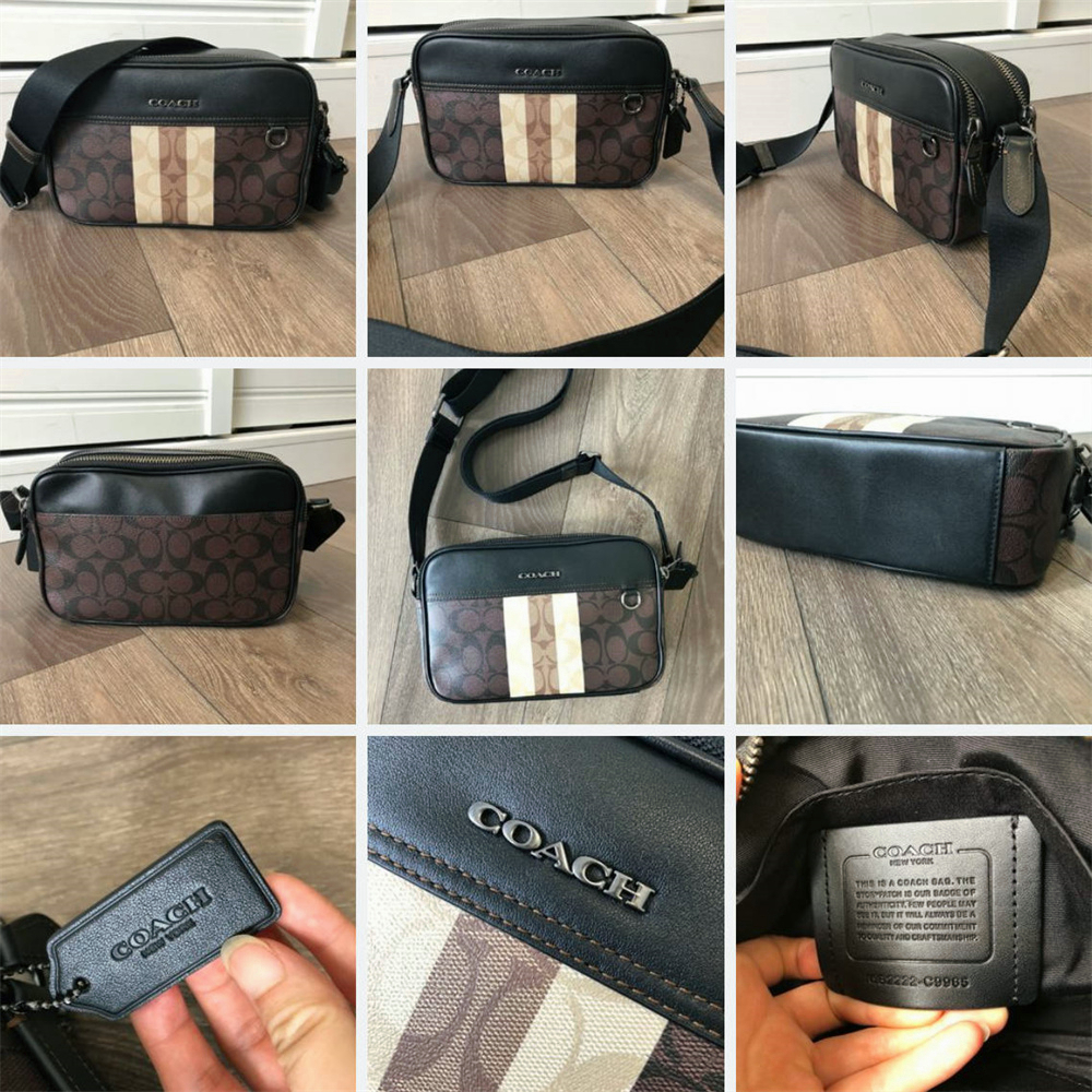 C4149 C4147 C4027 C4026 C4148 C9965 CE746 CE638 CF484 Graham Zip Crossbody Men Women Sling Camera Bag