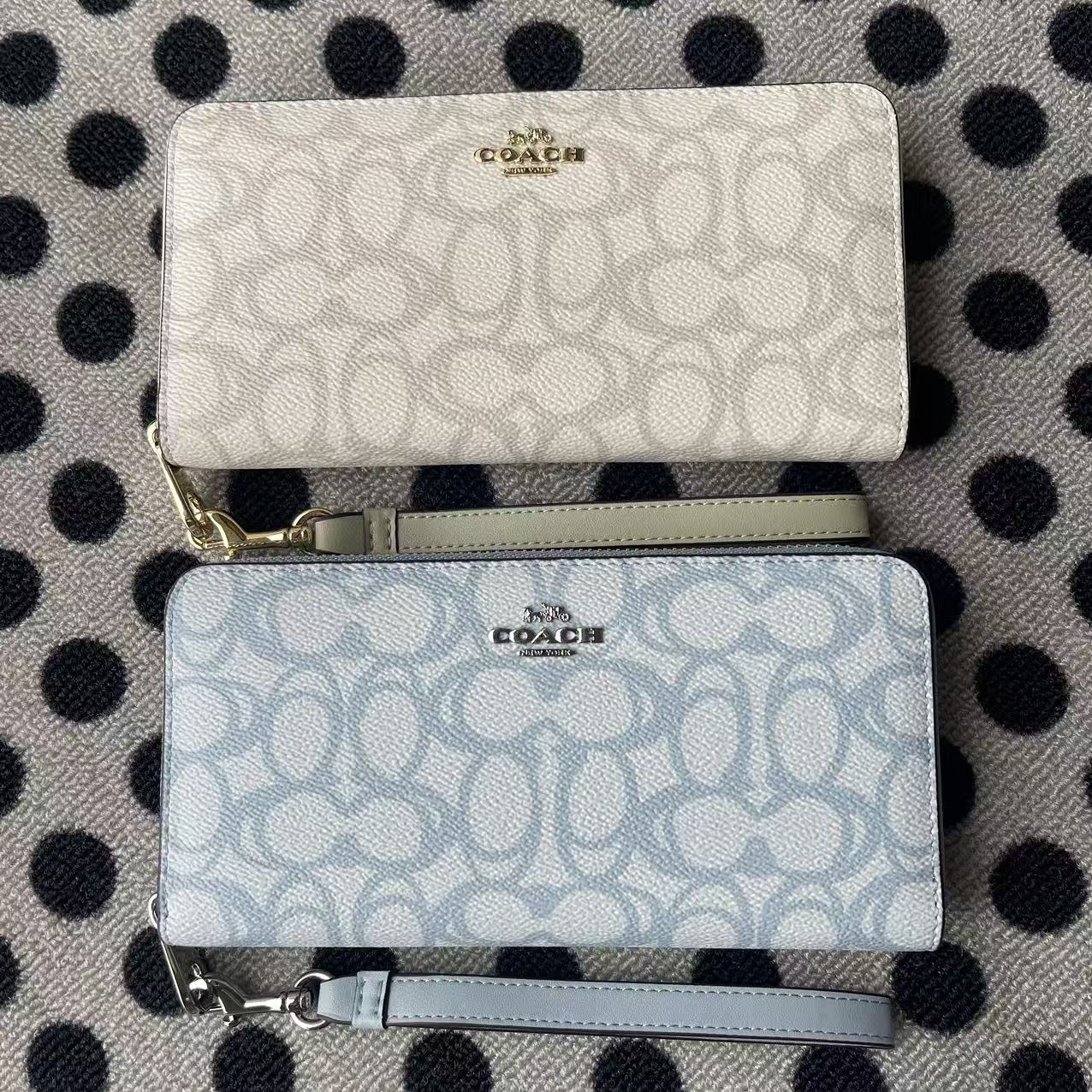 women handbag CB002 Long Zip Around Wallet In Sketch Signature Canvas