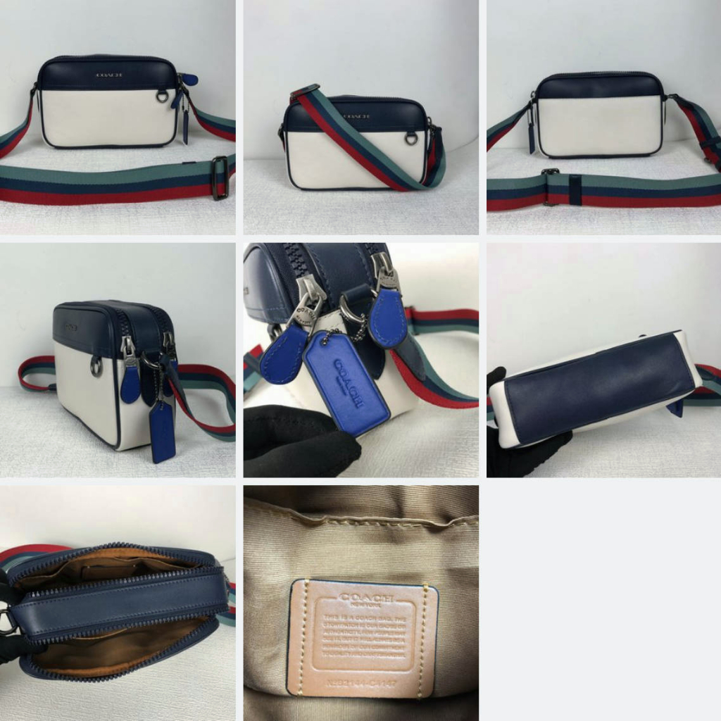 C4149 C4147 C4027 C4026 C4148 C9965 CE746 CE638 CF484 Graham Zip Crossbody Men Women Sling Camera Bag