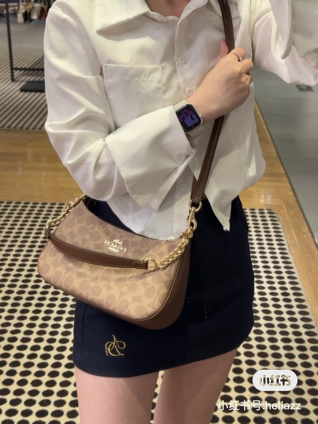 Women Handbag CV933 CV934 Teri In Signature Canvas Sling Shoulder Chain Shoulder Bag