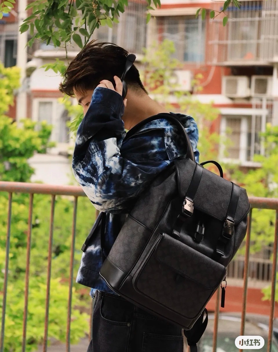 Men Handbag CU201  CU072 LEAGUE FLAP BACKPACK IN SIGNATURE CANVAS