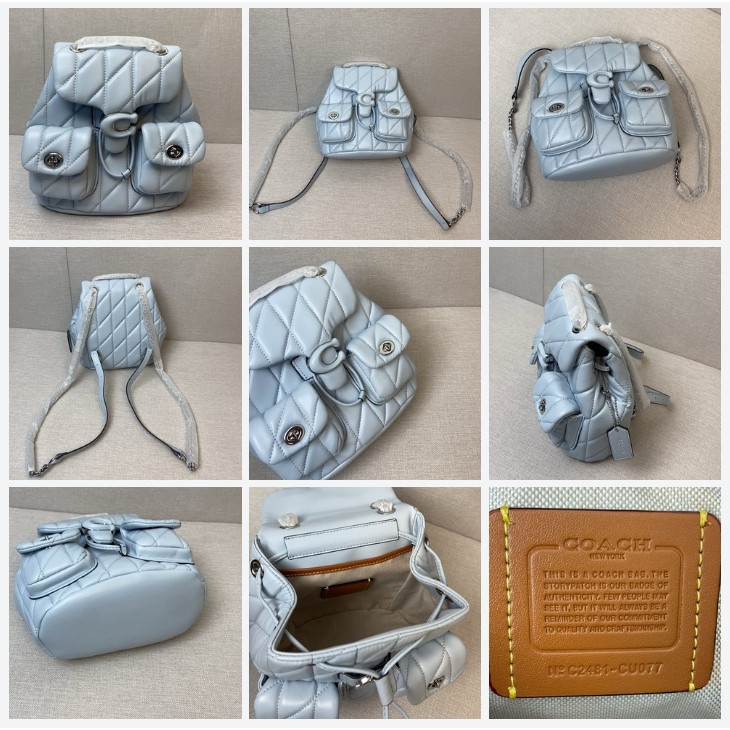 CU076 CU077 CW610 CZ747 Tabby Quilted Backpack Women Converible Crossbody Handbag Sling Chain Bag
