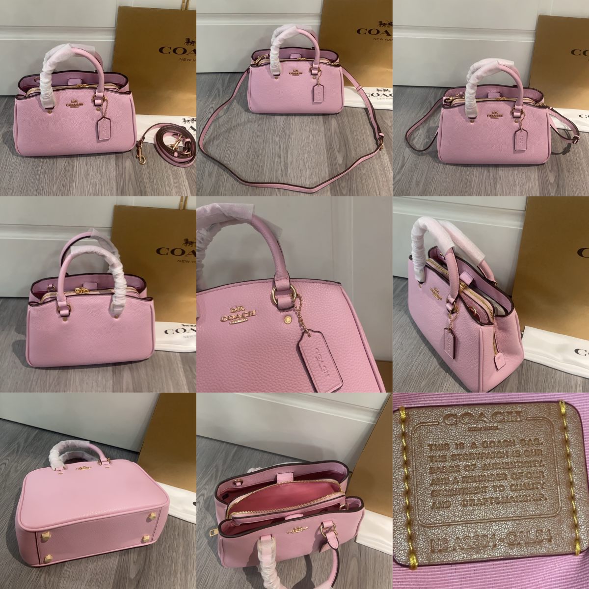 Women Handbag CAL54 Savannah Small Carryall Satchel Sling Bag