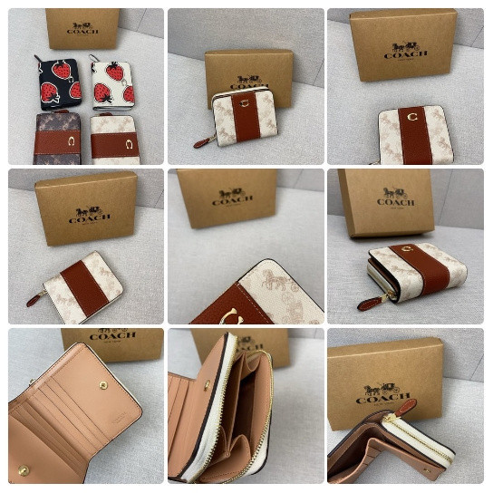 CR999 CT908 Billfold Wallet Women Fold Short Zip Coin Snap Purse