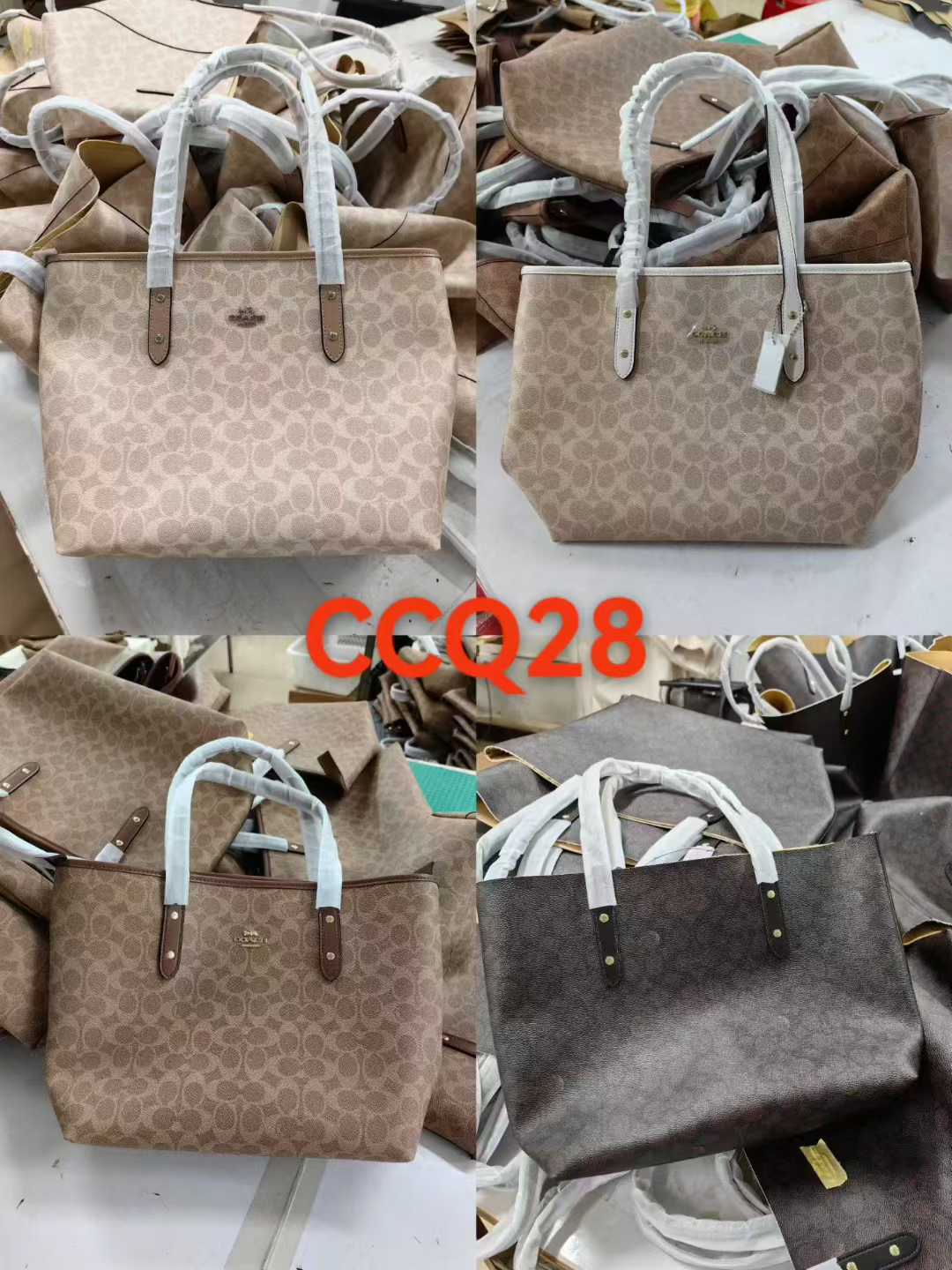 Women handbag CCQ28 City Tote In Signature Shoulder bag