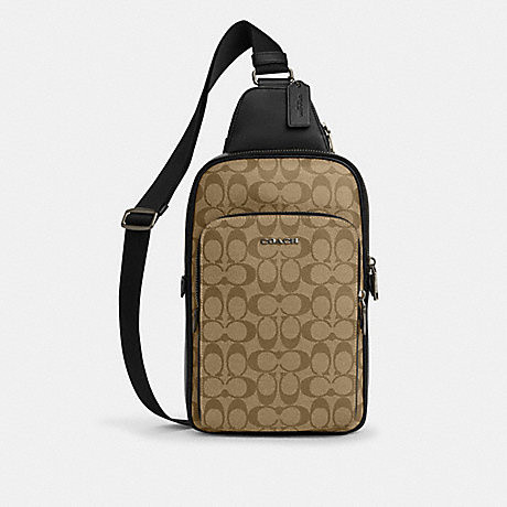 men handbag CO910 CO911 CQ669 Ethan Pack Signature Canvas backpack Chest bag