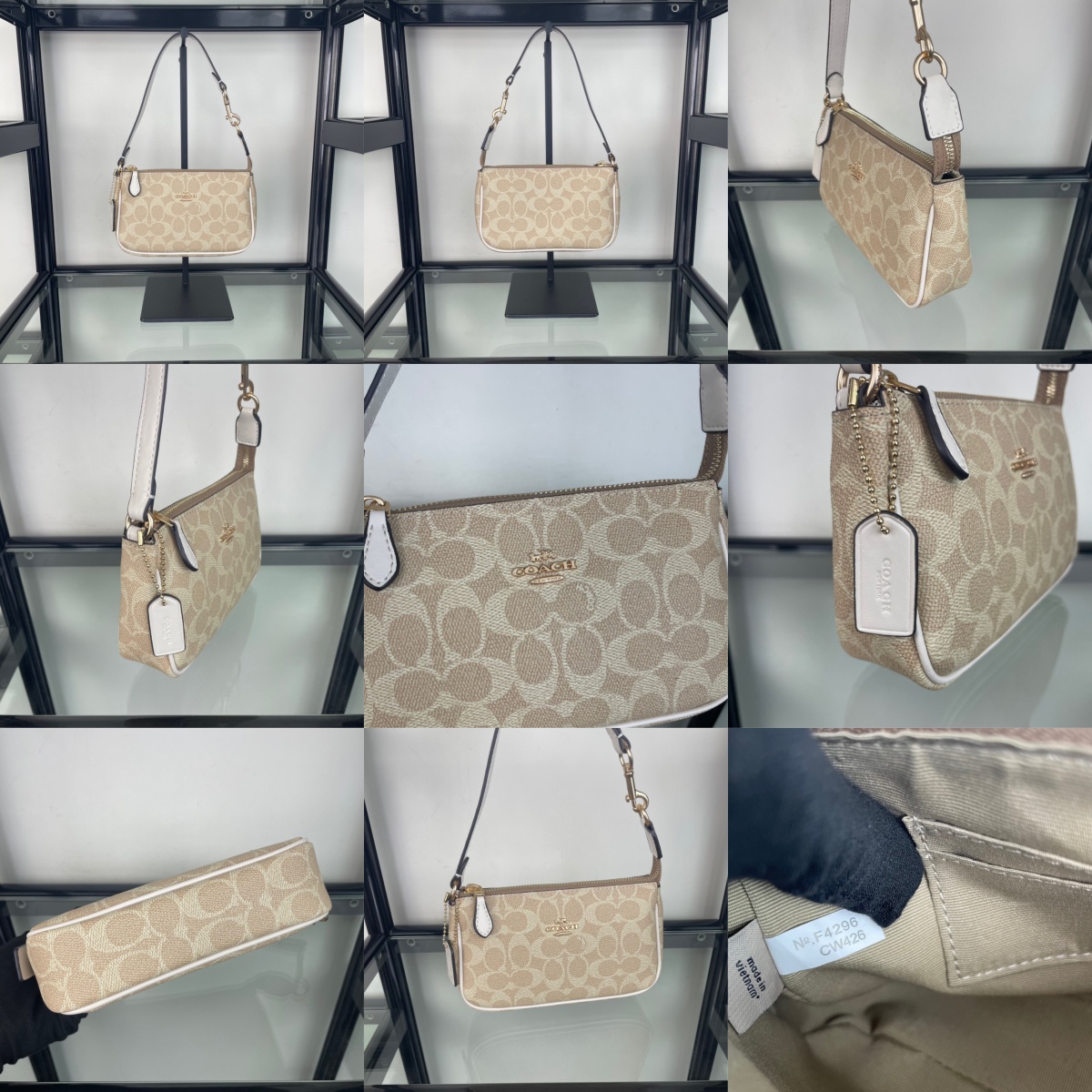 Women Handbag CW426 Nolita 19 In Signature Canvas Shoulder Bag Wristlet