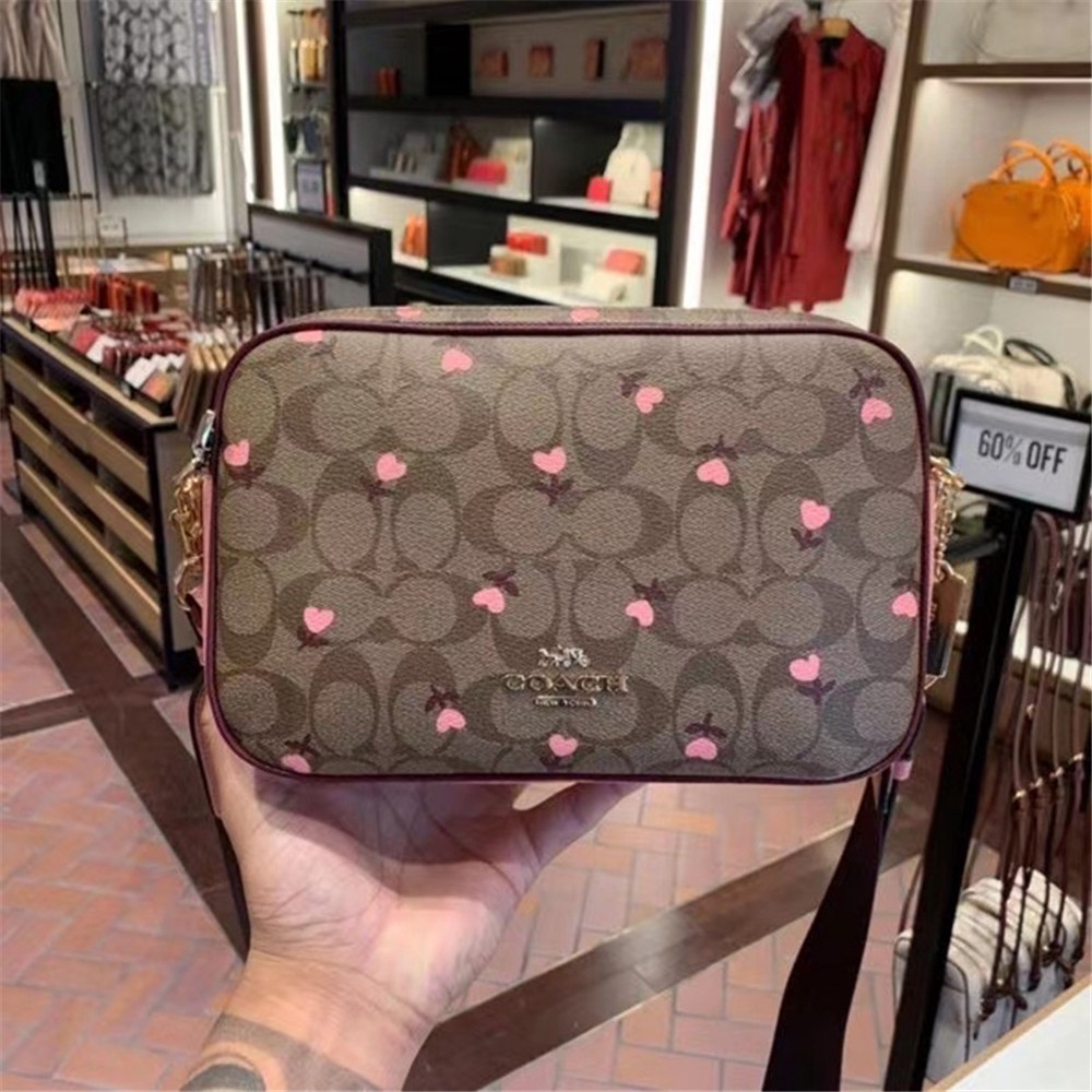 Coach 39856 68168 68167 91077 C1767 C3239 C2835 C7617 C2798 C2799 6519  C1308 JES Crossbody Women Men Sling Camera Bag