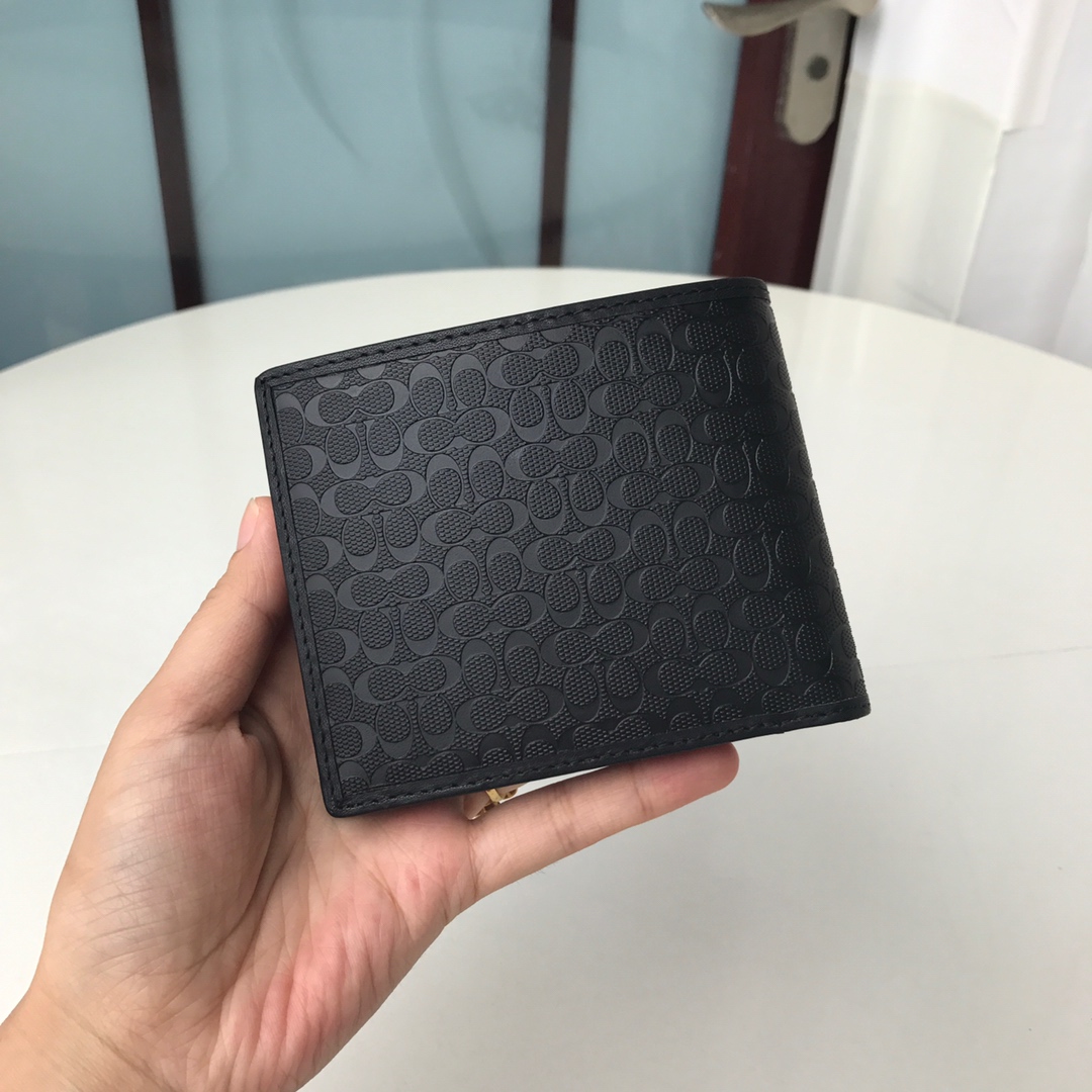 Men Handbag 74547 Compact ID Embossed Signature Wallet