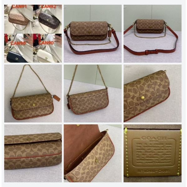 CAN90 CAN91 CAN92 CAT60 Brooke Flap chain bag Women Crossbody Sling Chain Handbag