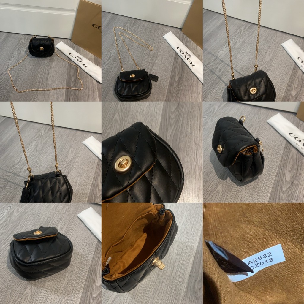 CZ018 CZ474 Morgan Card Case Women Handbag Crossbody Sling Mini Chain Bag Wallet Purse