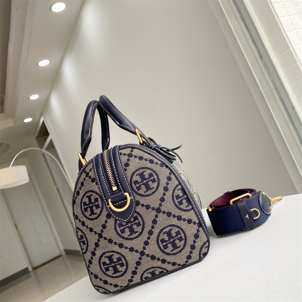 Women Handbag 82939 83970 Monogram Jacquard Barrel Crossbody Sling Pillow Bag