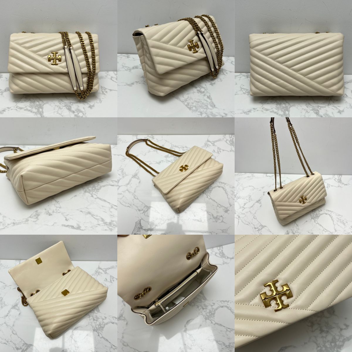 Women handbag 90452 90466 Kira Chevron Convertible Shoulder Bag
