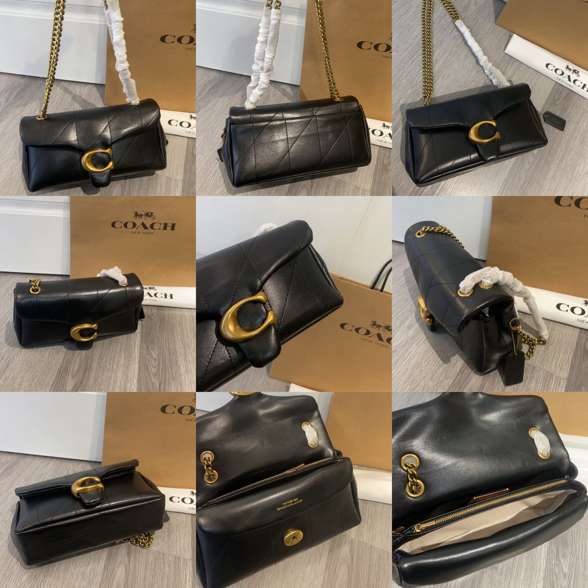 Women Handbag CCW83 Tabby 26 With Quilting Sling Chain Shoulder Bag