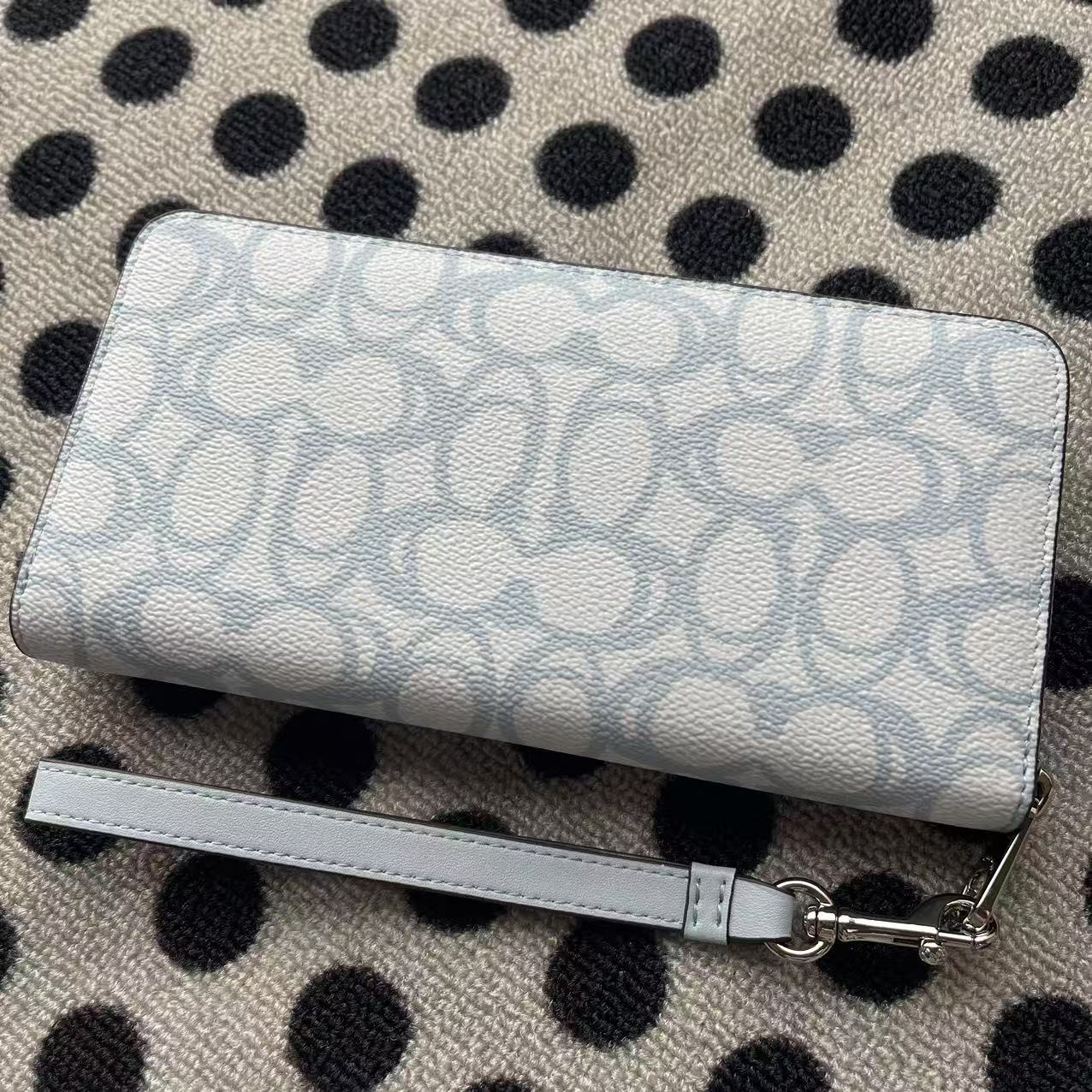 women handbag CB002 Long Zip Around Wallet In Sketch Signature Canvas