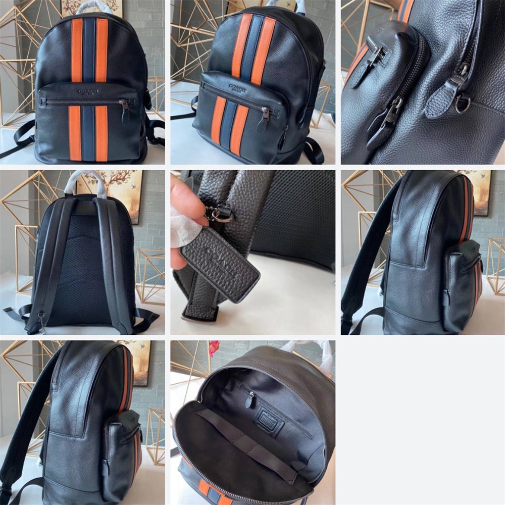 2736 3001 29040 5511 C4030 2854 3184 23251 28313 CB909 West Backpack Varsity Stripe Women Men Laptop Bag