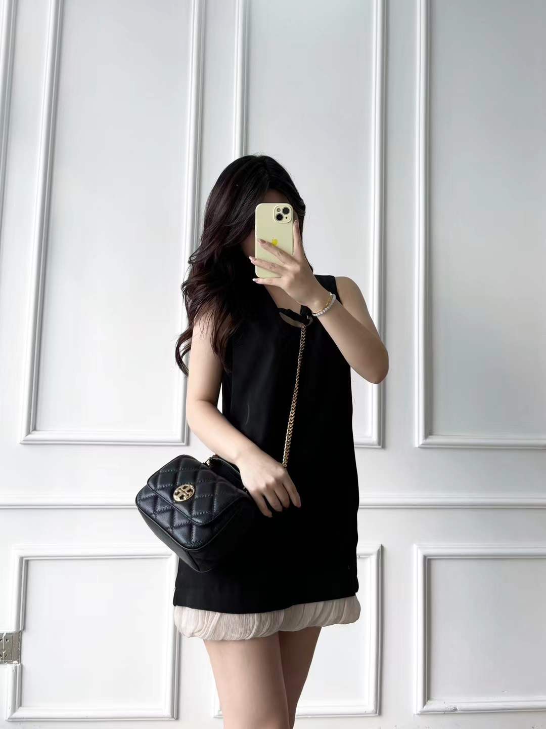 Women handbag 82366 Willa Leather Square Chubby Messenger Shoulder Bag
