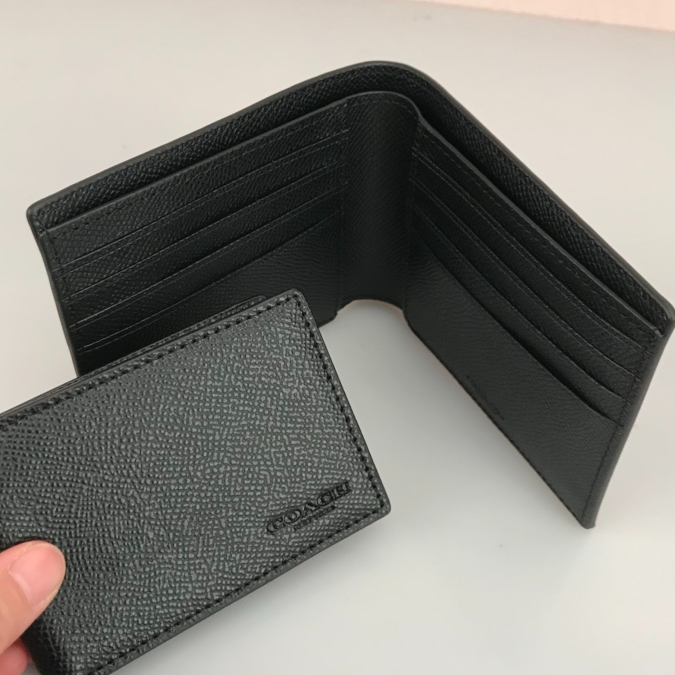 Men handbag 59112 Compact ID Leather Wallet