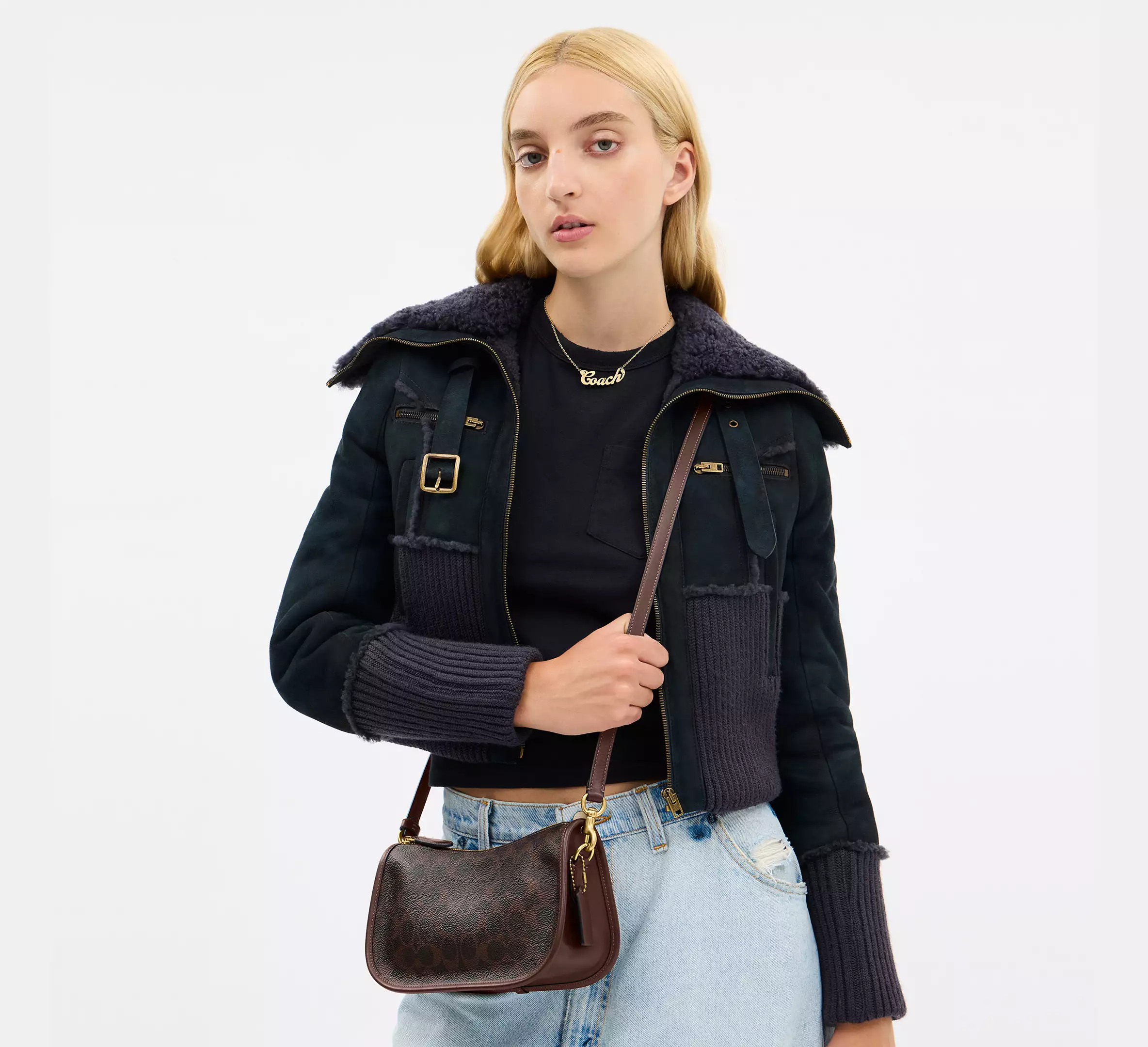 Women Handbag CCC36 CCC38 Waverly Bag In Signature Canvas shoulder chain bag