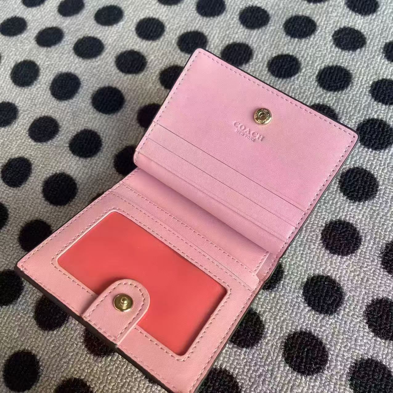 Women Handbag CW789 Snap Wallet In Signature Canvas