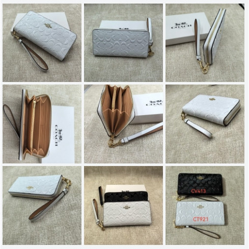 CT921 CV413 CV414 CV415 CT982 CT979 embossed Medium Corner Zip Fold Over Short Wallet