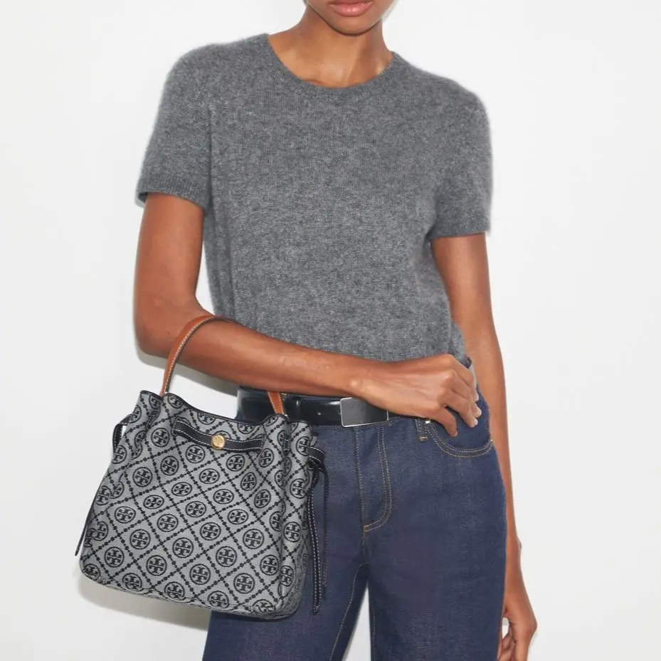 Women handbag 178016 ROMY T MONOGRAM BUCKET BAG