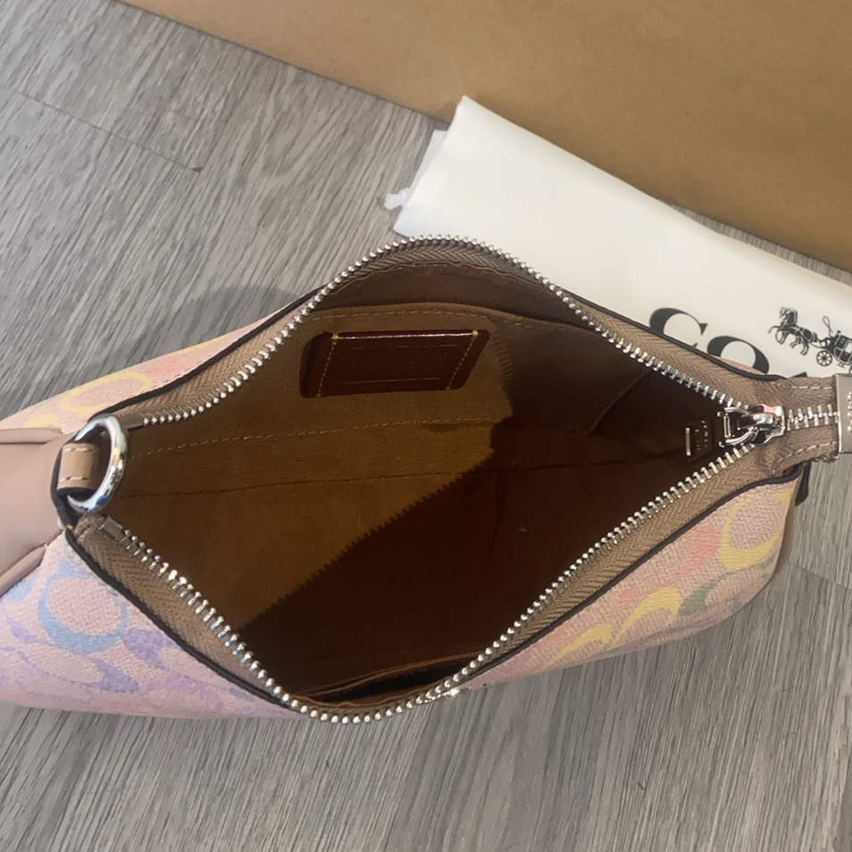 Women handbag CDA91 Teri Rainbow Signature Canvas Shoulder Bag