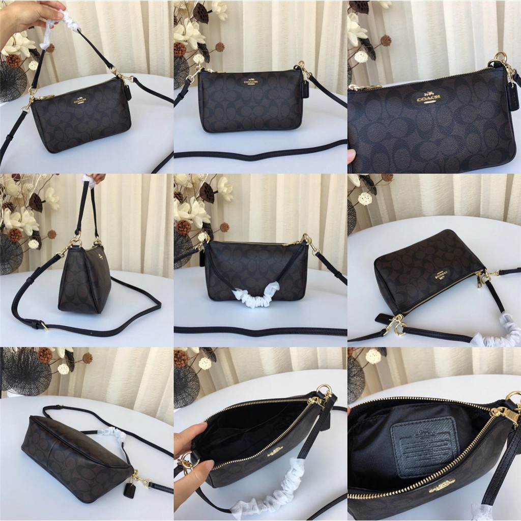 Women Handbag 36674 58321 Pouch in Signature Crossbody Sling Shoulder Mahjong Bag