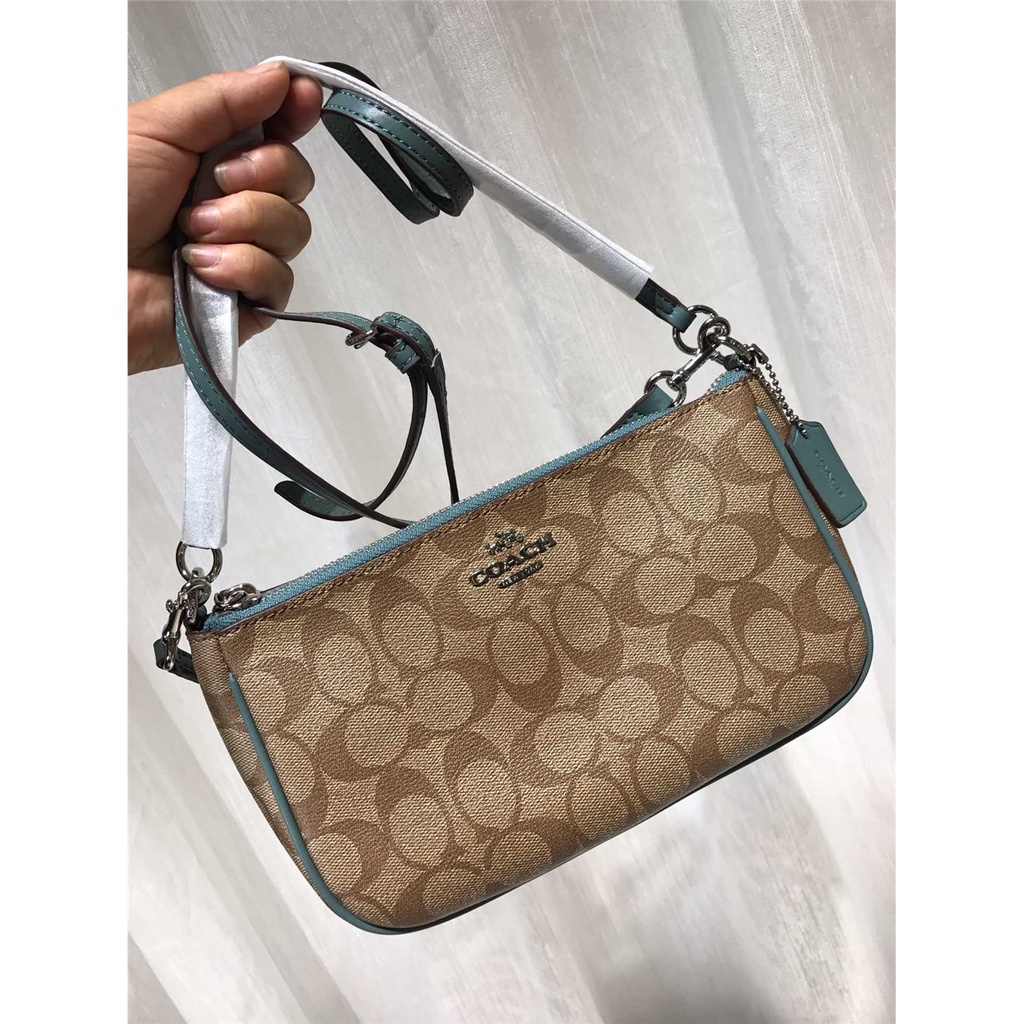 Women Handbag 36674 58321 Pouch in Signature Crossbody Sling Shoulder Mahjong Bag