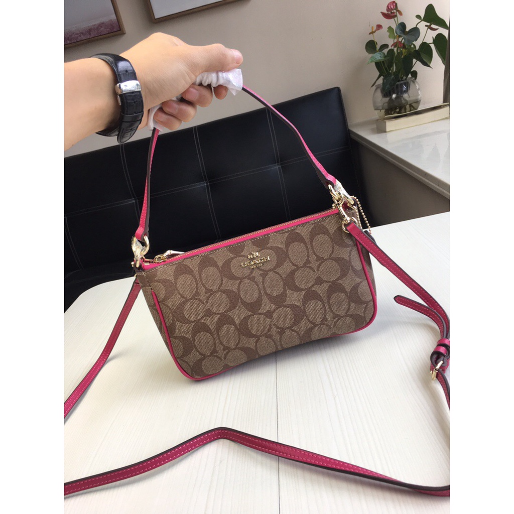 Women Handbag 36674 58321 Pouch in Signature Crossbody Sling Shoulder Mahjong Bag