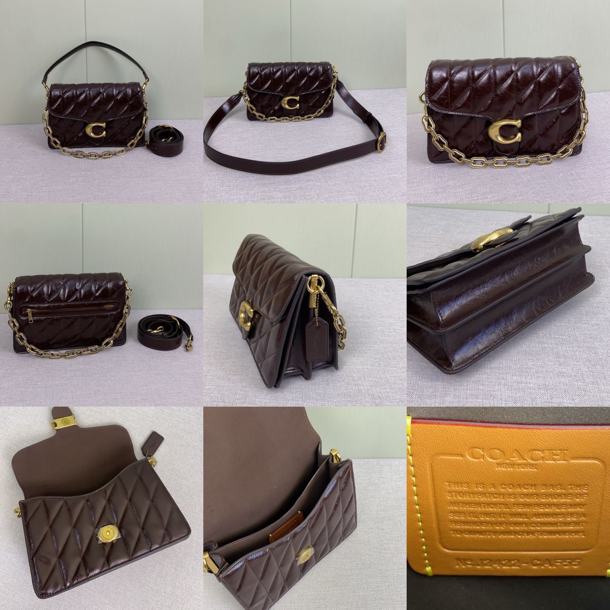 Women handbag CAF55 Chain Tabby 26 Quilting Shoulder Bag
