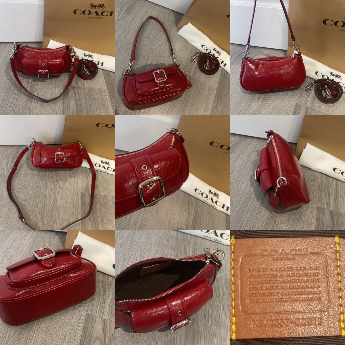 Women Handbag CDB13 CDB18 CDB19 Ashton Baguette Signature Canvas Shoulder Bag