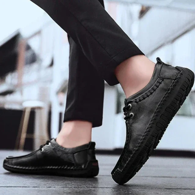 Braze Genuine Leather Loafers