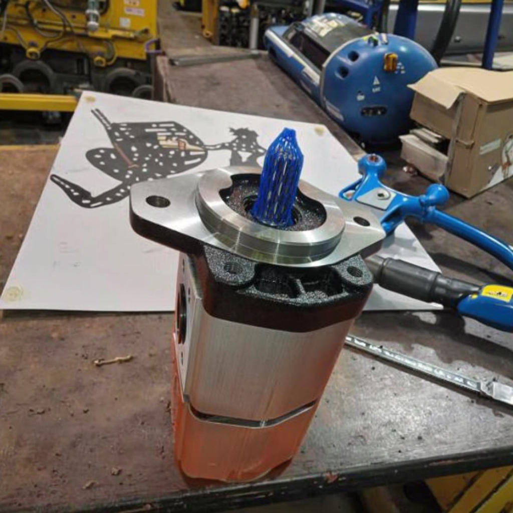 Parker New High Quality Hydraulic Series Double Gear Pump G32 + 25 G40 + 32 G40 + 25 KPM FK