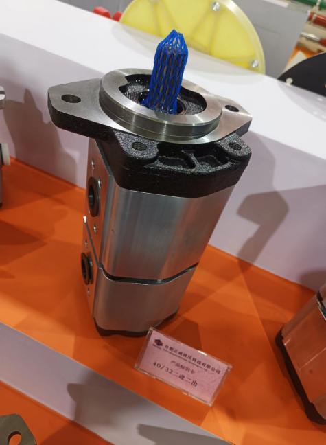 Parker New High Quality Hydraulic Series Double Gear Pump G32 + 25 G40 + 32 G40 + 25 KPM FK